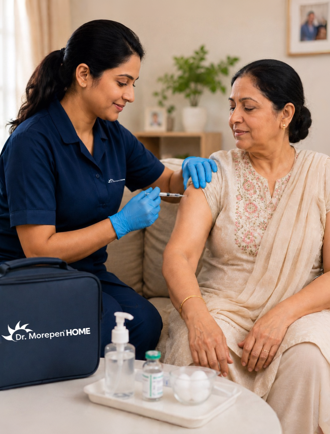 Patient receiving medical home service